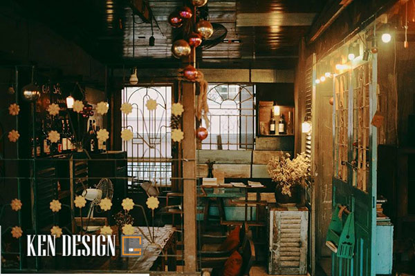 thiết kế quán cafe bình dân